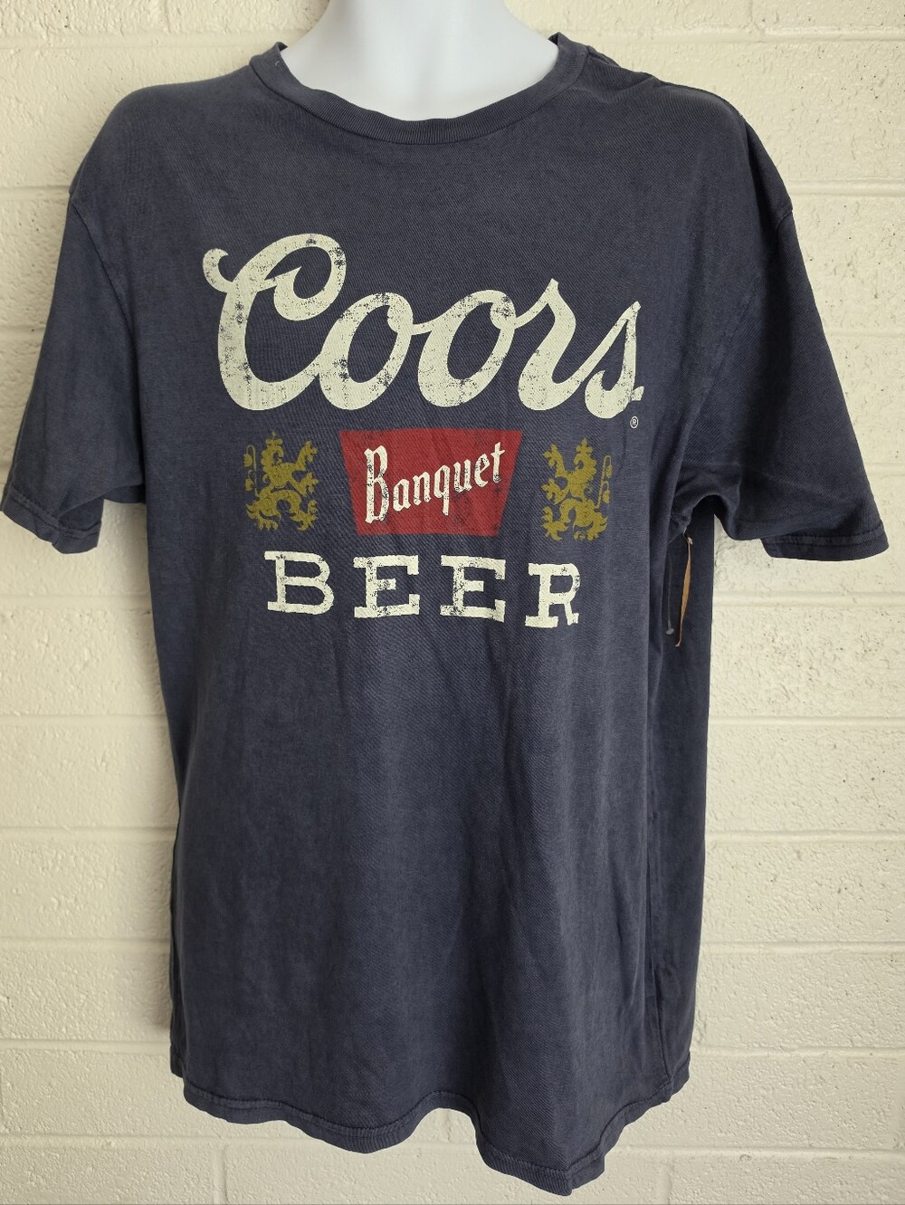 Coors Bonquet by American Needle Men’s Size Large Blue T-Shirt